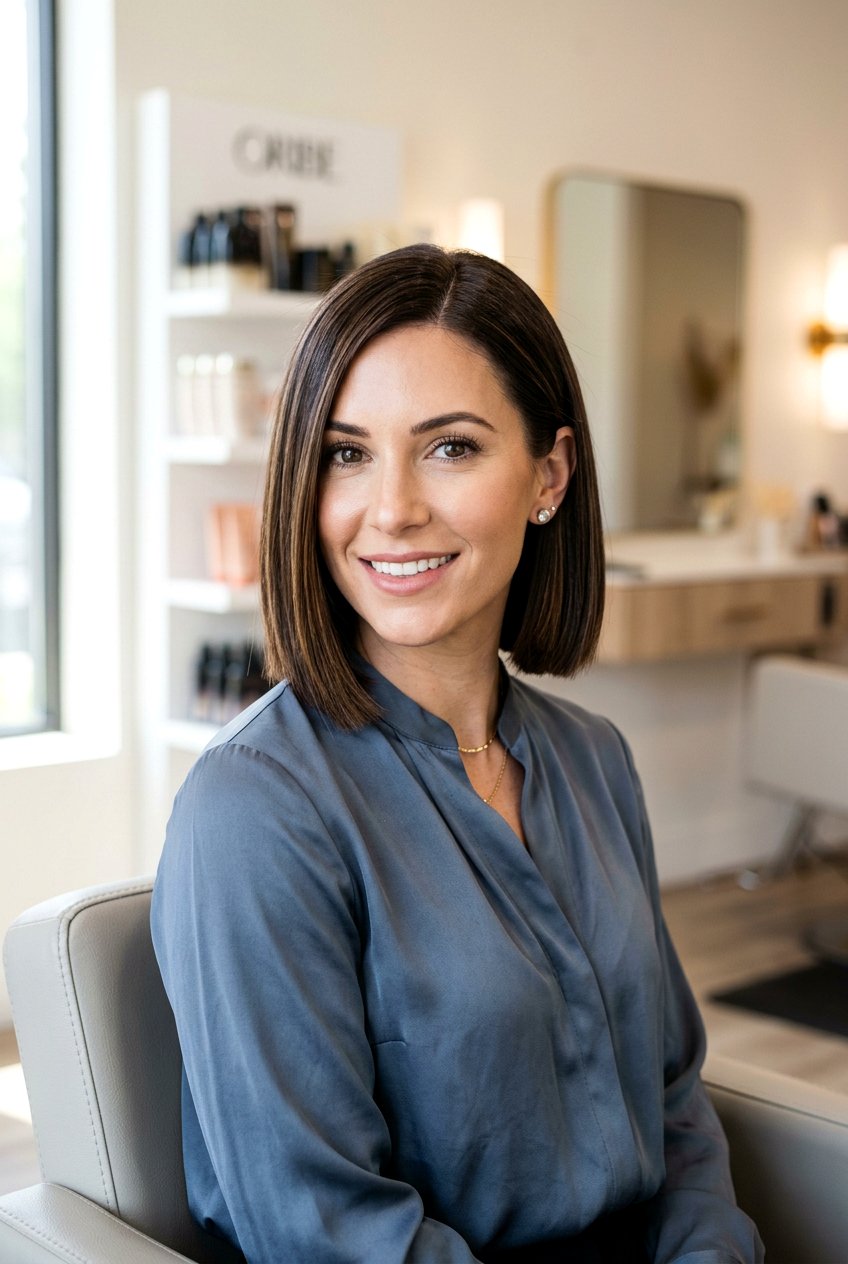 Expensive Brunette Blunt Bob - 20 expensive brunette bob haircut - 20 expensive brunette bob haircut