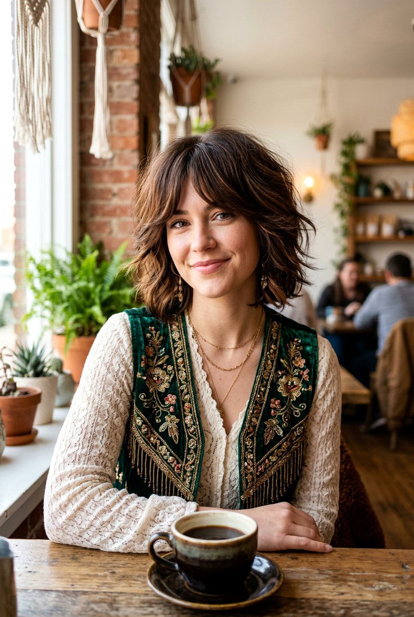 Expensive Brunette Shaggy Bob - 20 expensive brunette bob haircut - 20 expensive brunette bob haircut