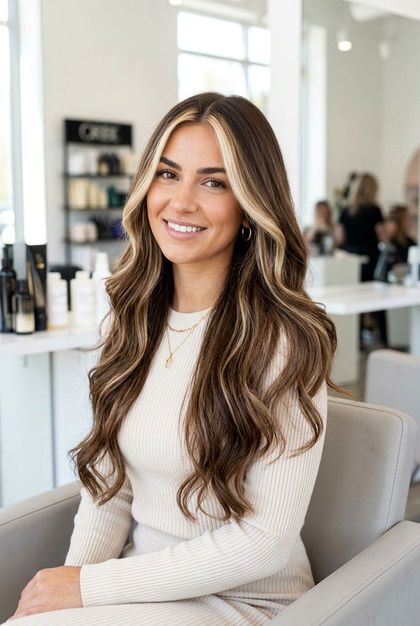 Extra Long Layered Haircut With Face Framing Highlights - 20 extra long layered haircut - 20 extra long layered haircut