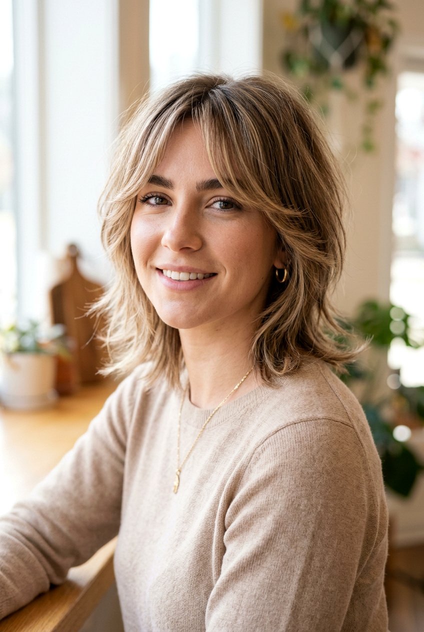 Face Framing Airy Wolf Cut With Curtain Bangs - 20 airy wolf cut with curtain bangs - 20 airy wolf cut with curtain bangs