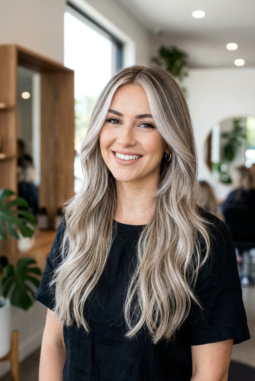 Face Framing Ash Blonde Balayage - 20 ash blonde balayage - 20 ash blonde balayage