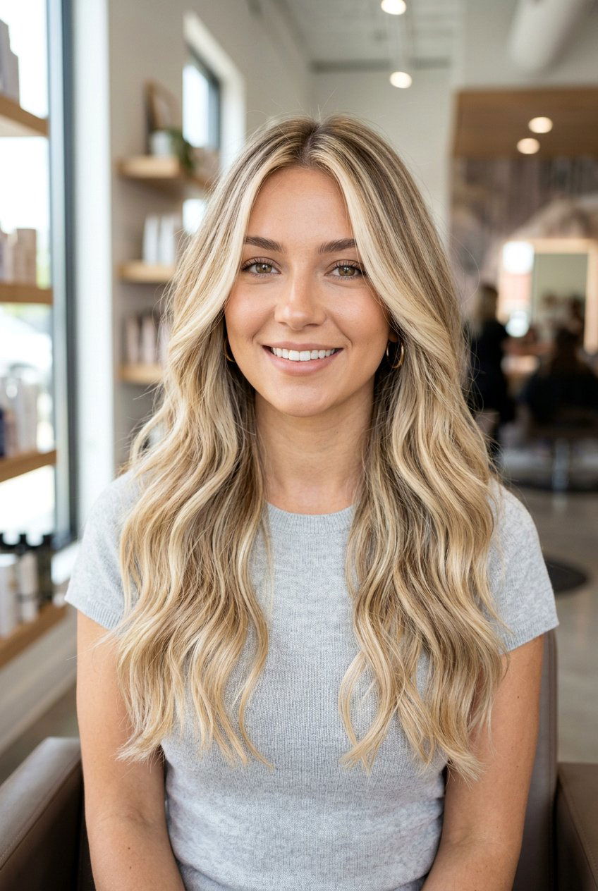 Face Framing Balayage Blonde - 20 contour highlights hair - 20 contour highlights hair
