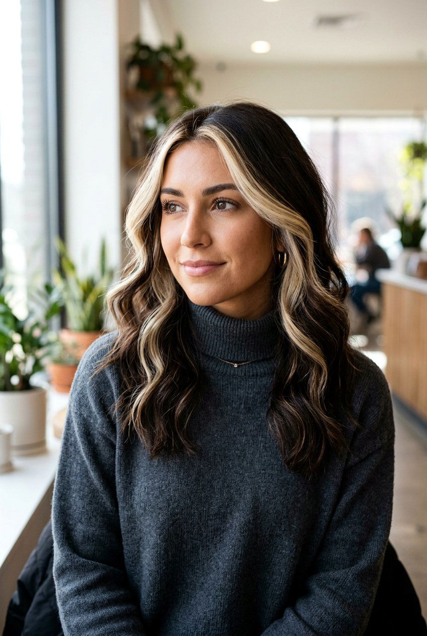 Face Framing Balayage Brunette Hair - 20 brunette balayage for fine thin hair women - 20 brunette balayage for fine thin hair women