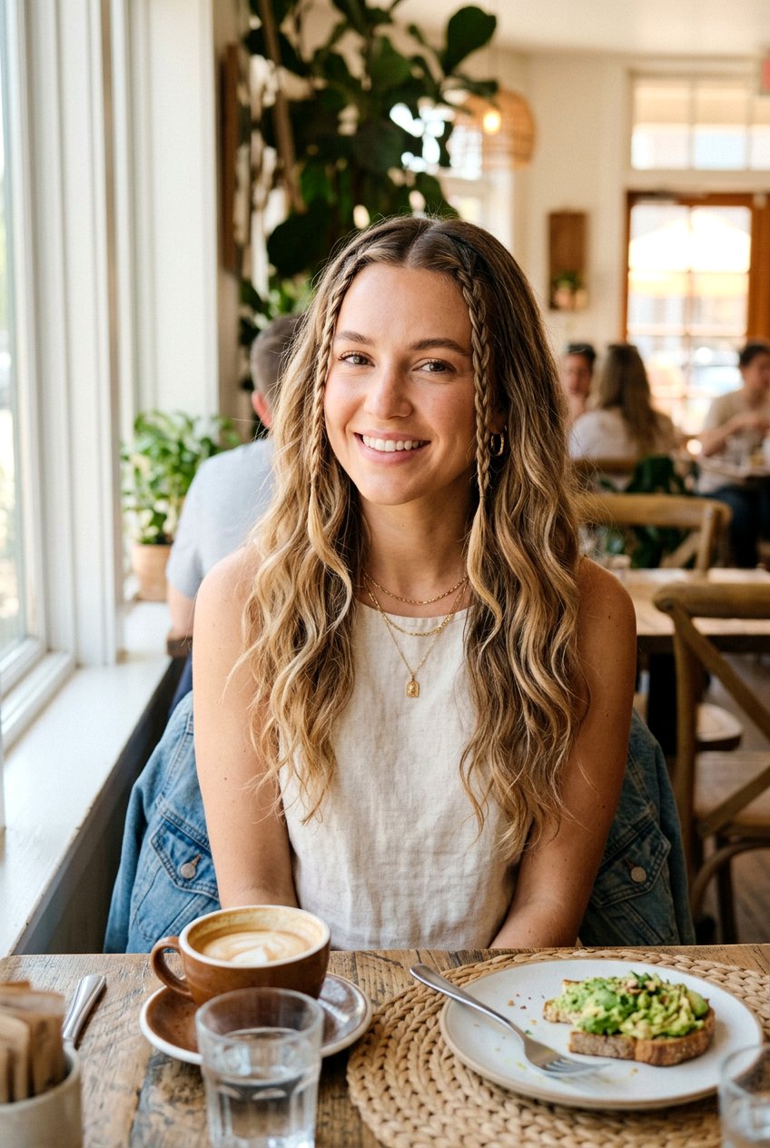 Face Framing Braids For Brunch - 20 brunch hairstyles for women - 20 brunch hairstyles for women