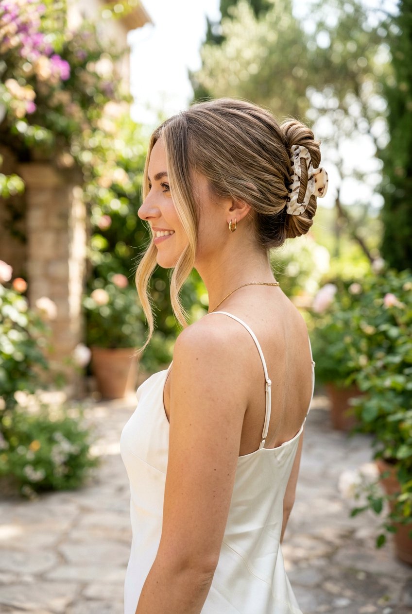 Face Framing Claw Clip - 20 y2k bun with claw clip - 20 y2k bun with claw clip