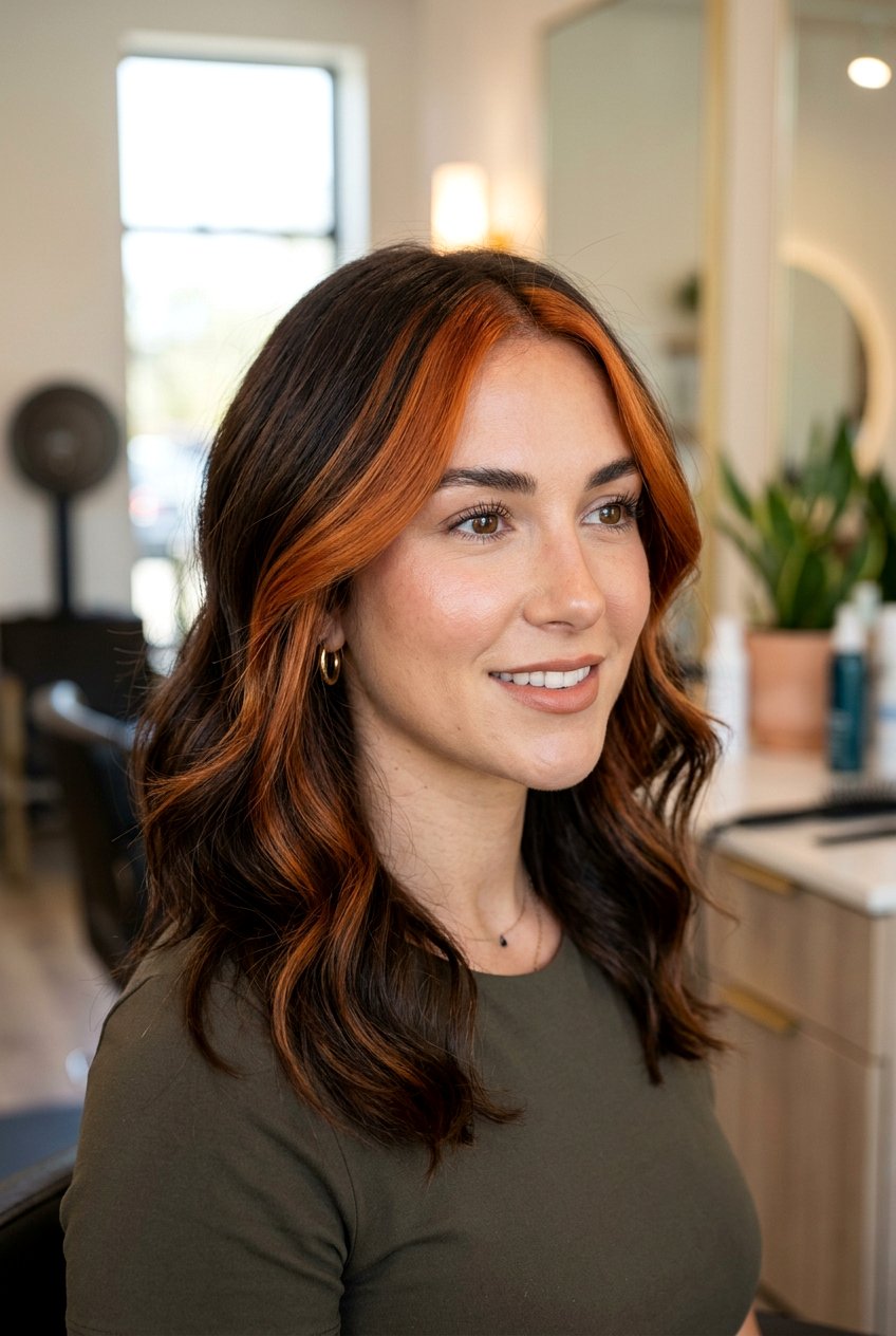 Face Framing Copper Money Piece - 20 copper money piece hair - 20 copper money piece hair