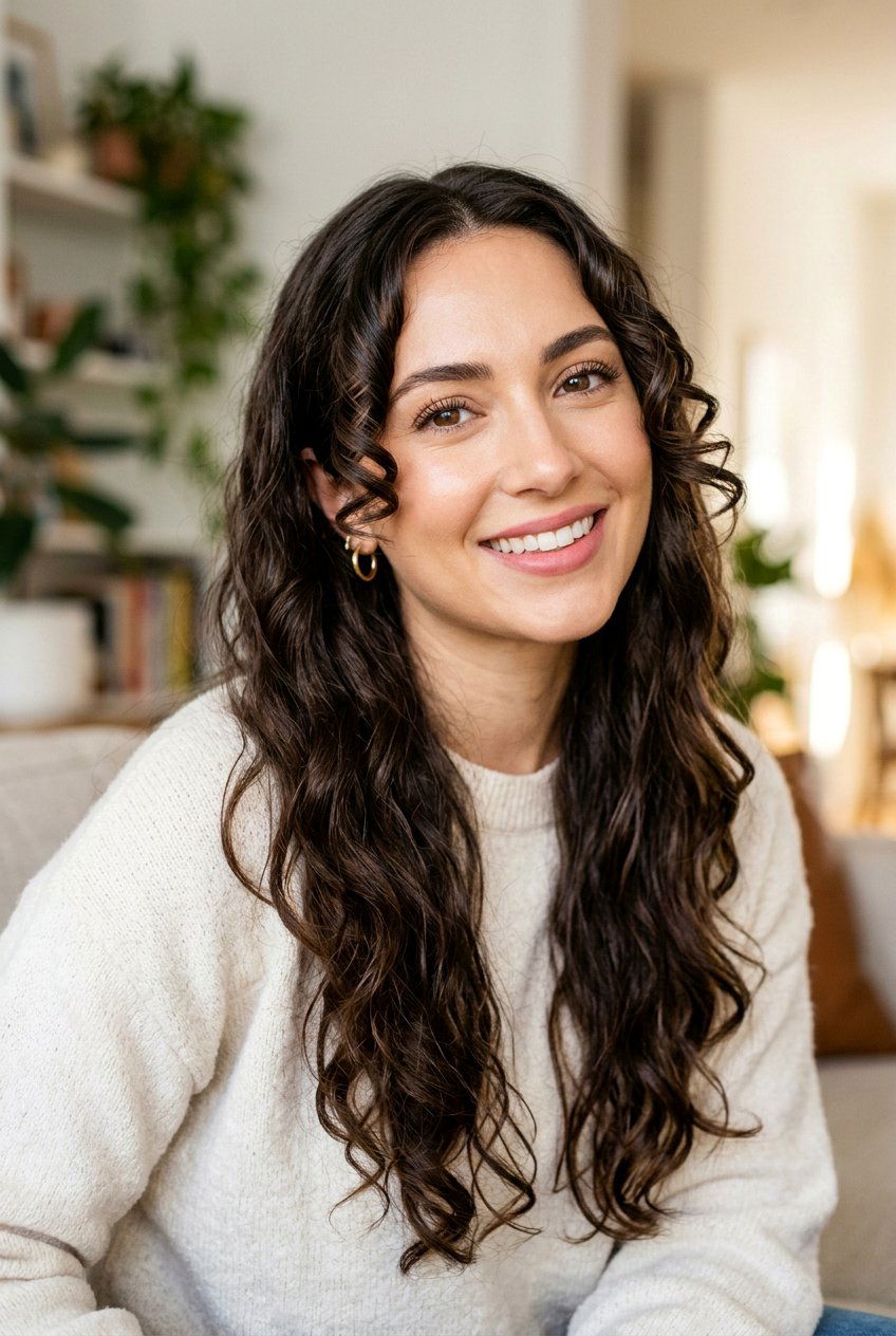 Face Framing Curls - 20 curly hairstyles for women - 20 curly hairstyles for women