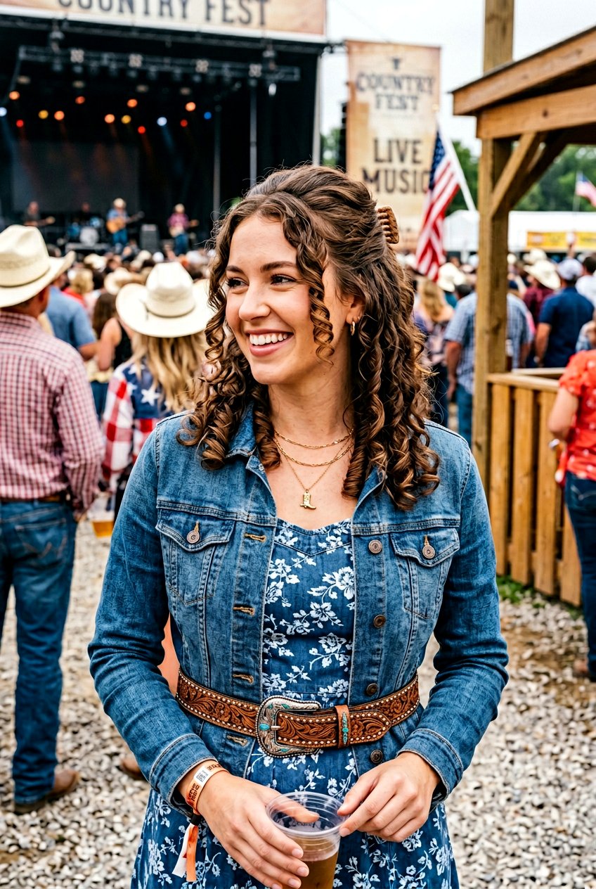 Face Framing Curls Country Concert - 20 country concert curls hairstyle - 20 country concert curls hairstyle