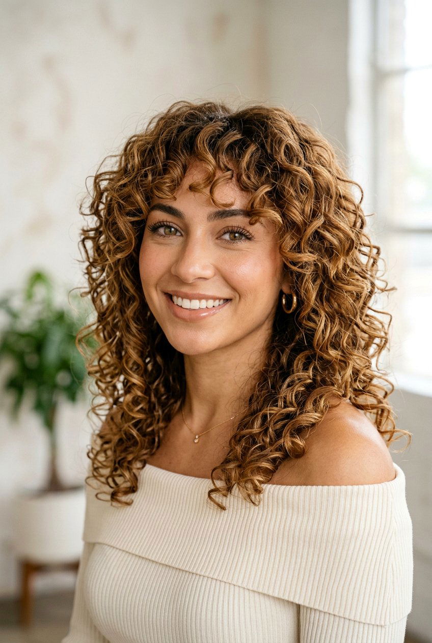 20 Stunning Curly Shag for Mature Curly Hair Style Ideas