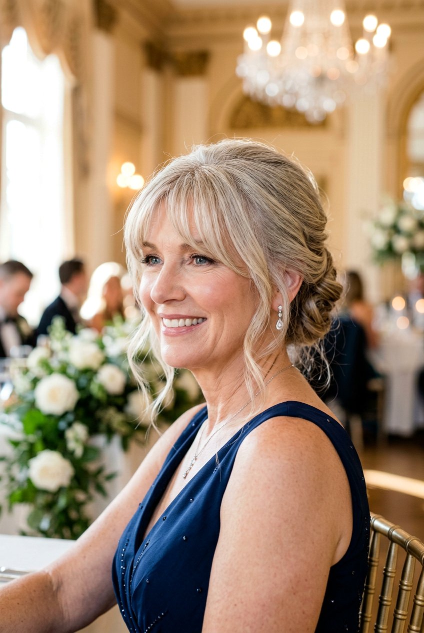 Face Framing Curtain Bangs - 20 curtain bangs for women over 50 - 20 curtain bangs for women over 50