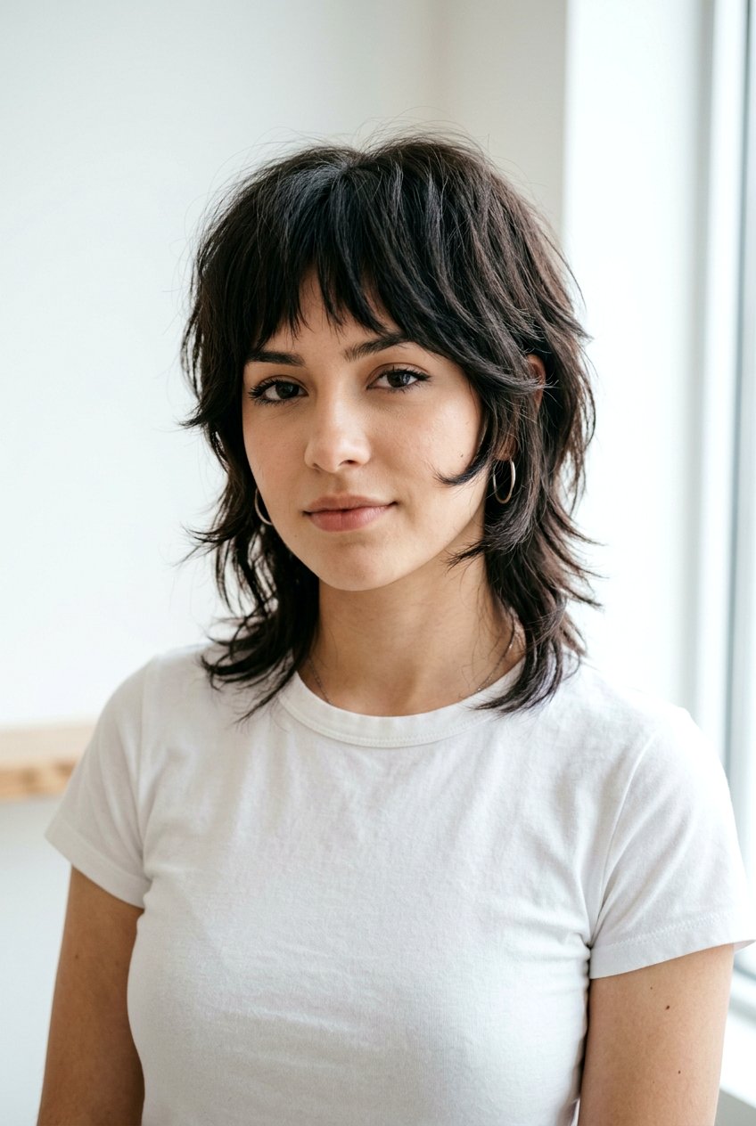 Face Framing Emo Wolf Cut - 20 emo wolf cut for straight hair - 20 emo wolf cut for straight hair