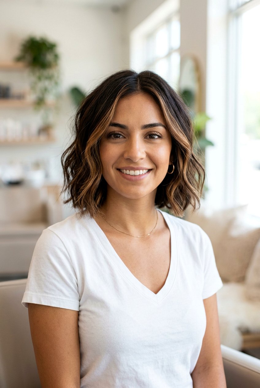 Face Framing Highlights for Brunettes - 20 low maintenance hair color for brunettes - 20 low maintenance hair color for brunettes