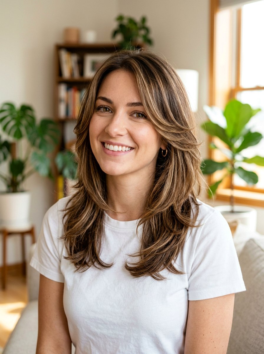 Face Framing Layered Haircut - 20 college girls haircut ideas for campus - 20 college girls haircut ideas for campus