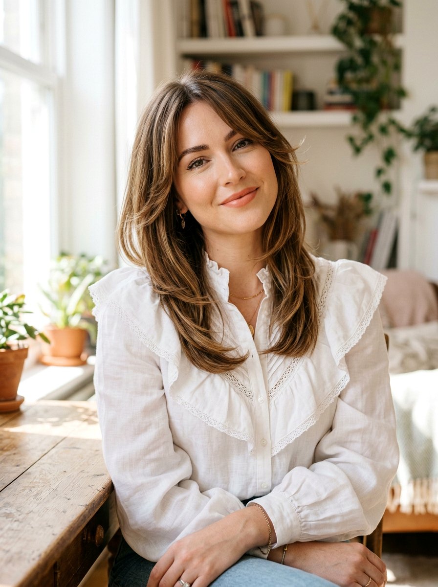 20 Flattering Haircut for Triangle Face Women to Try Now