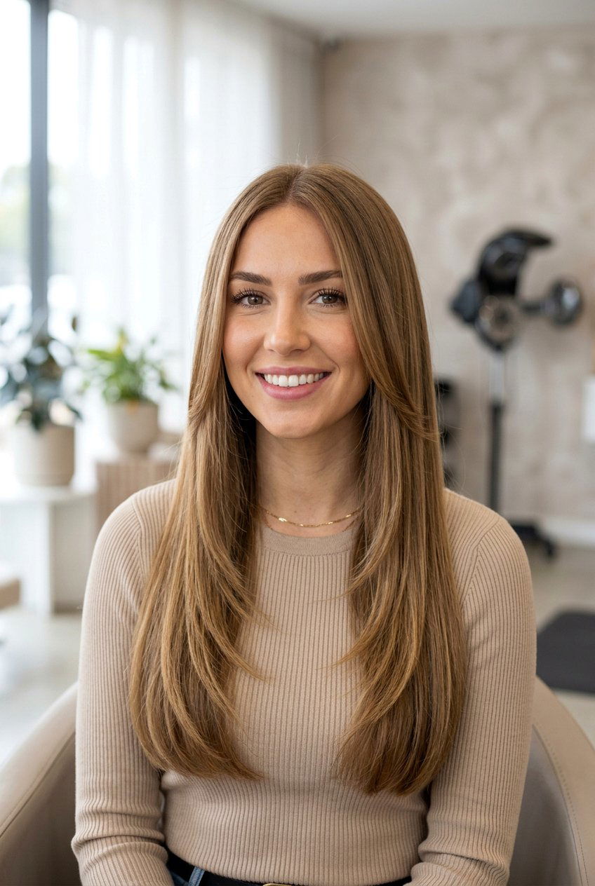 Face Framing Layers - 20 haircuts for oval face shape - 20 haircuts for oval face shape