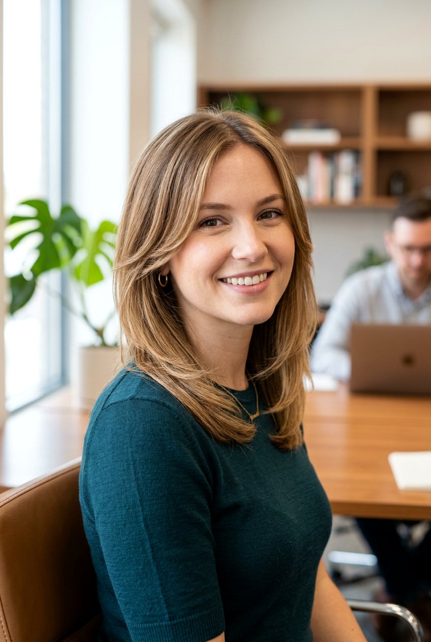 Face Framing Layers - 20 office hairstyle for thin fine hair - 20 office hairstyle for thin fine hair