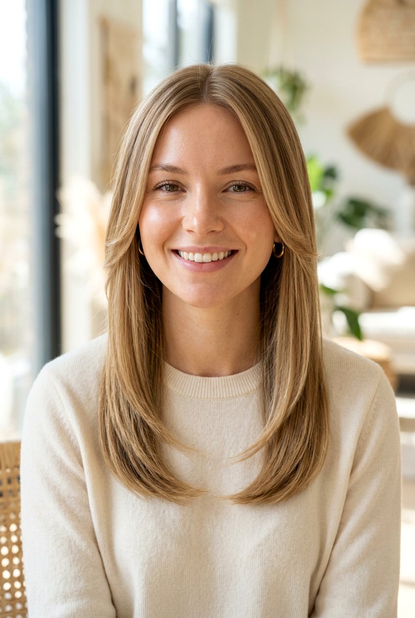 Face Framing Layers - 20 pin straight hairstyles - 20 pin straight hairstyles