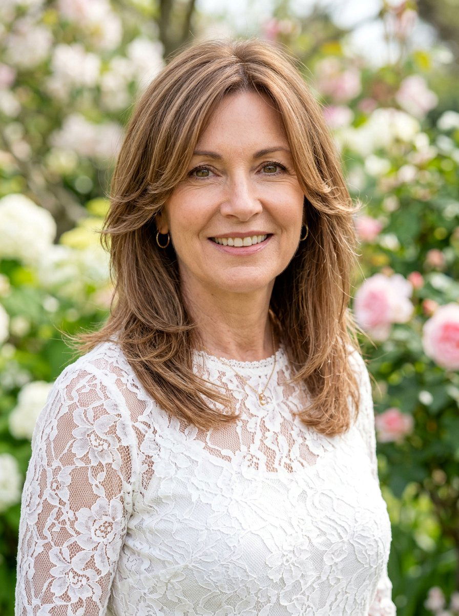 Face Framing Layers - 20 easy hairstyle for mature women over 50 - 20 easy hairstyle for mature women over 50