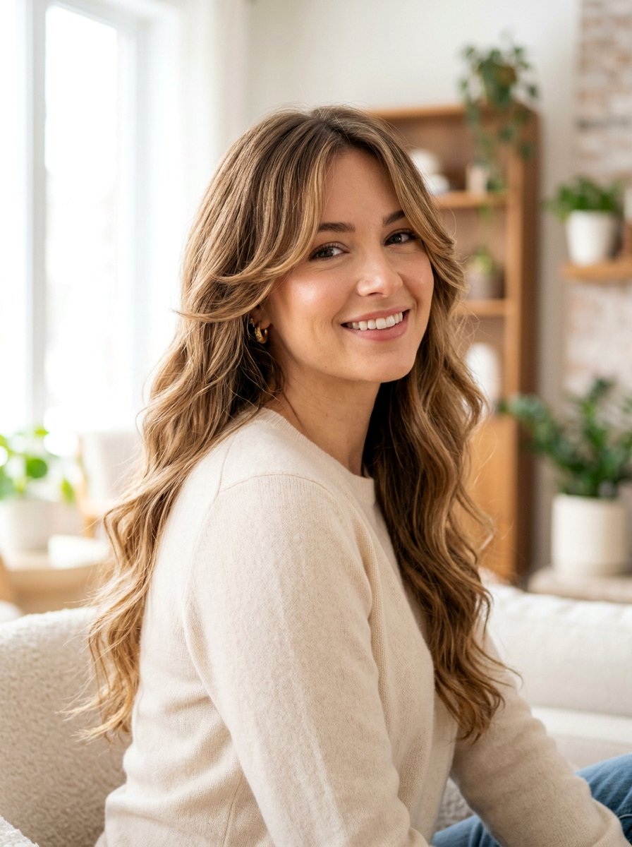 Face Framing Layers - 20 haircut for 2c wavy hair - 20 haircut for 2c wavy hair