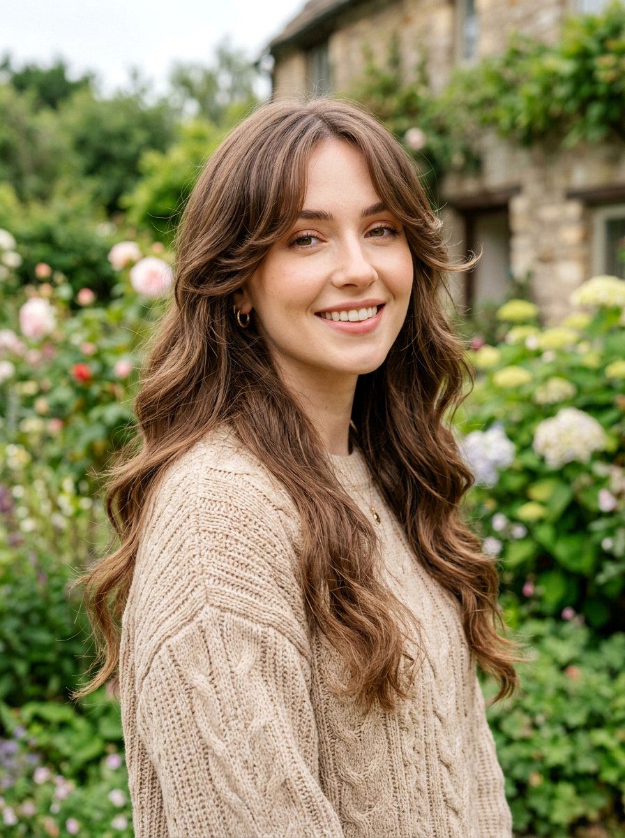 Face Framing Layers Cottagecore Haircut - 20 cottagecore haircut ideas - 20 cottagecore haircut ideas