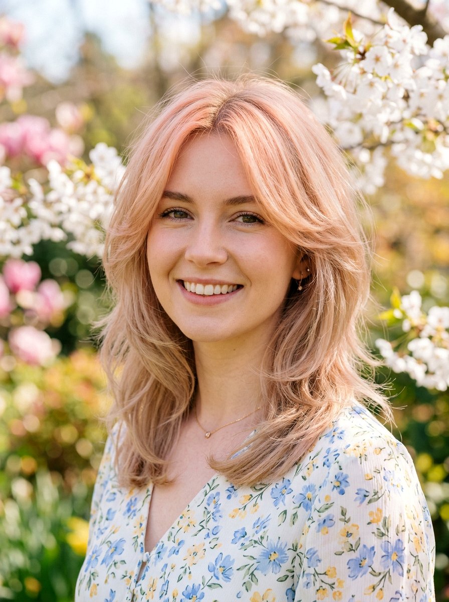 20 Flattering Long Layers with Face Frame for College Girls