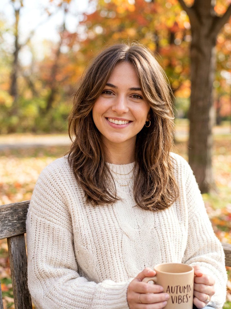 Face Framing Layers Haircut - 20 fall haircut trends for women - 20 fall haircut trends for women