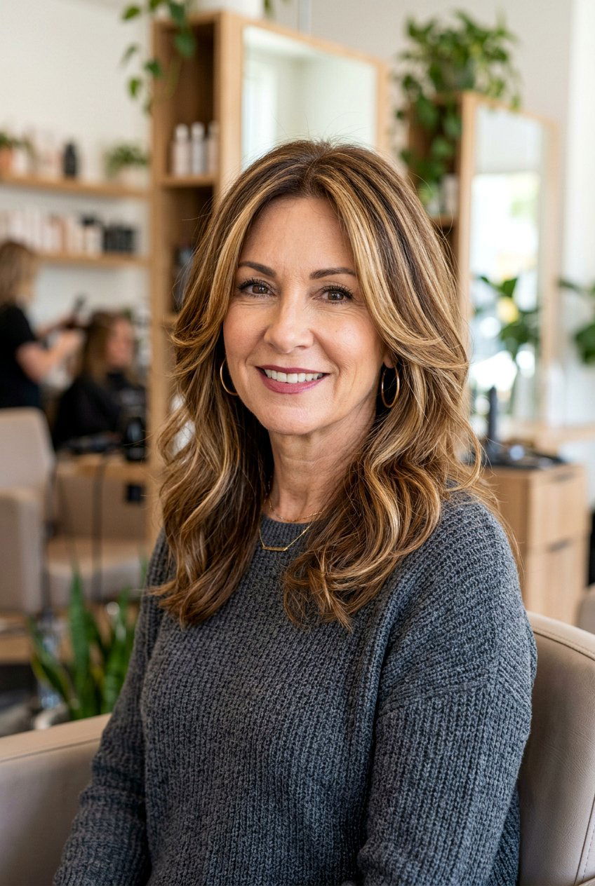 Face Framing Layers Haircut - 20 best haircuts for women over 50 - 20 best haircuts for women over 50