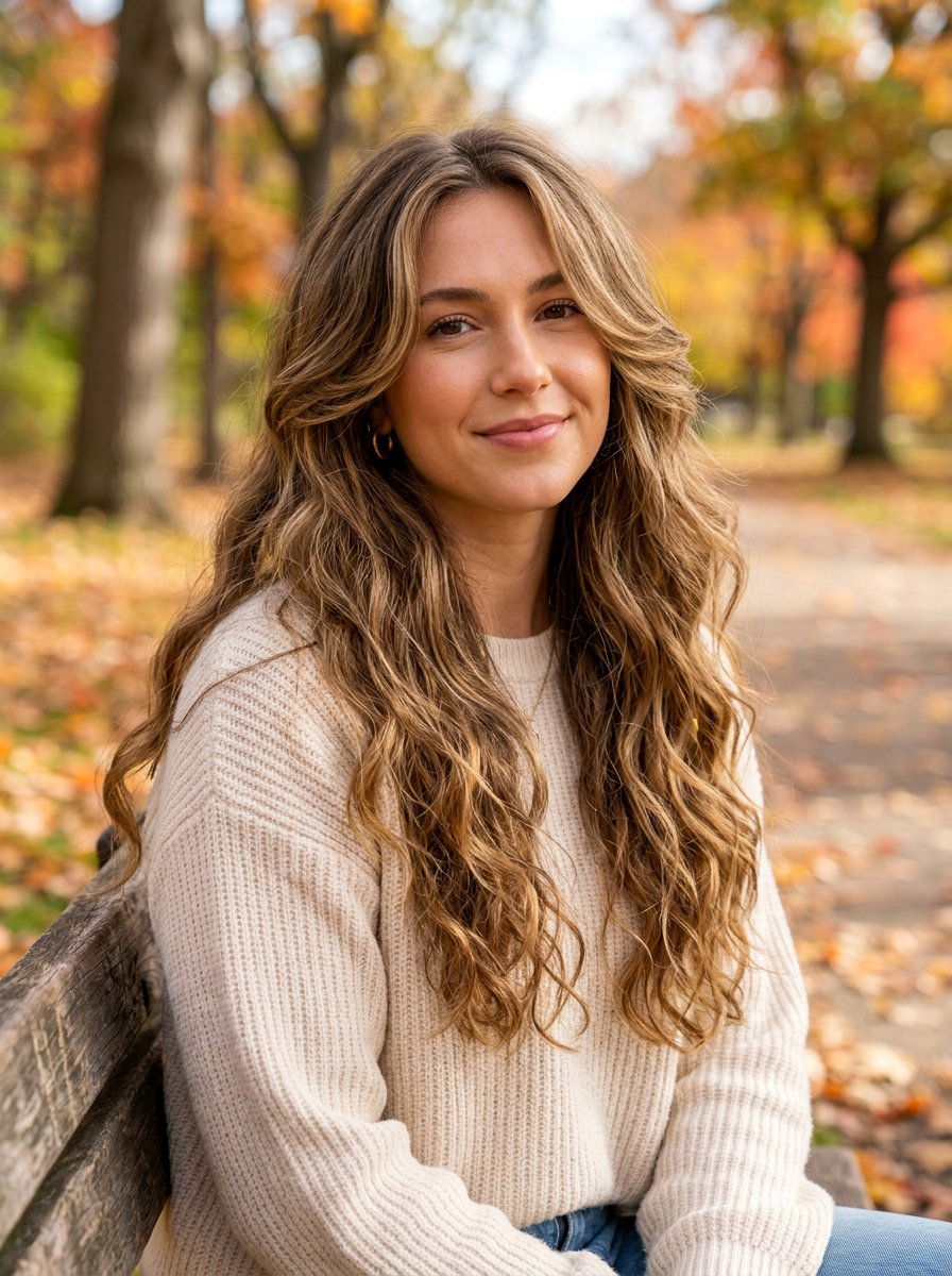 Face Framing Layers On Long Wavy Hair - 20 wavy layered haircut for thick hair women - 20 wavy layered haircut for thick hair women