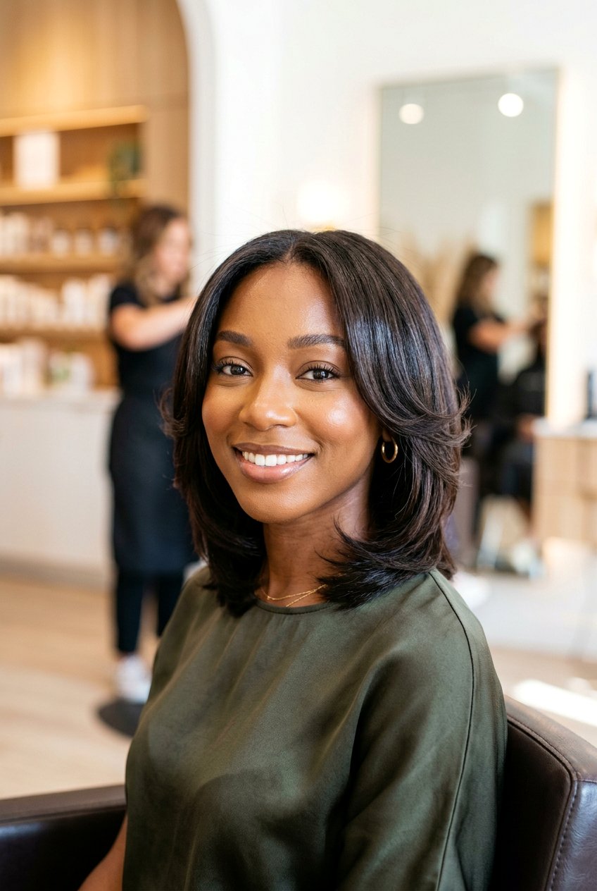 Face Framing Layers Silk Press - 20 silk press hairstyles - 20 silk press hairstyles