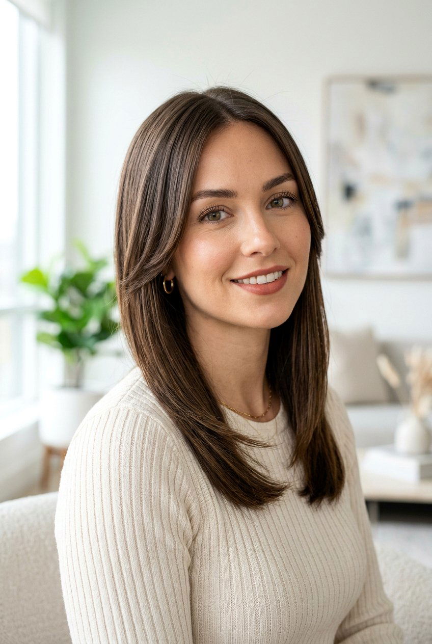 Face Framing Layers Straight Hair - 20 layered straight haircuts - 20 layered straight haircuts