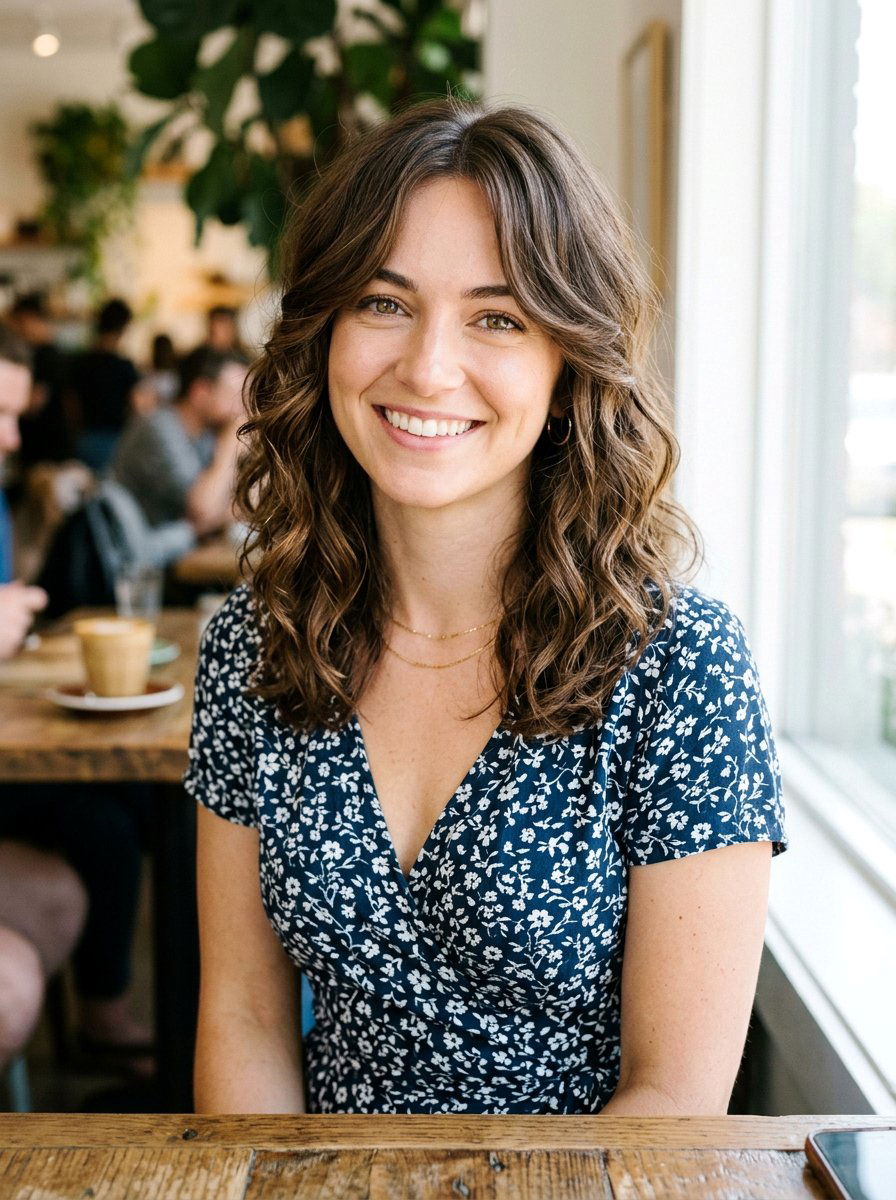 Face Framing Layers Wavy Shoulder Length Haircut - 20 shoulder length wavy haircut for fine hair - 20 shoulder length wavy haircut for fine hair