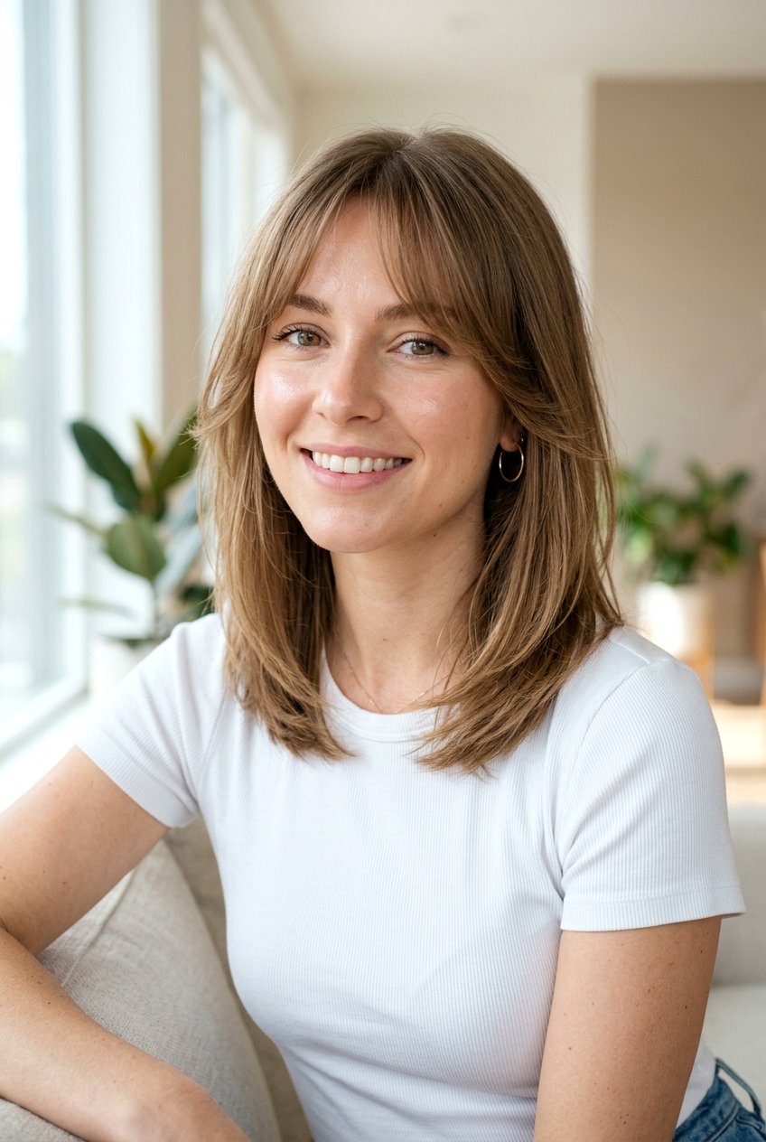 Face Framing Layers With Curtain Bangs For Thin Hair - 20 curtain bangs for thin hair - 20 curtain bangs for thin hair