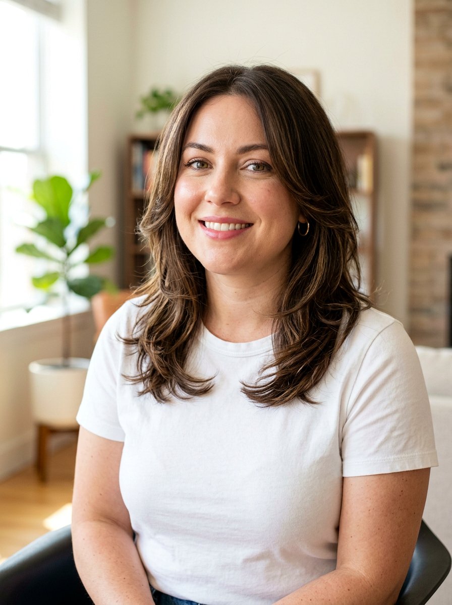 Face Framing Layers for Apple Face - 20 flattering haircut for apple face women - 20 flattering haircut for apple face women