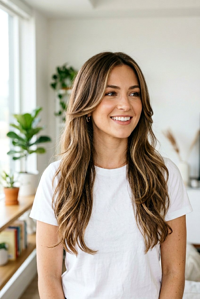 Face Framing Layers on Long Hair - 20 transformation haircut ideas - 20 transformation haircut ideas