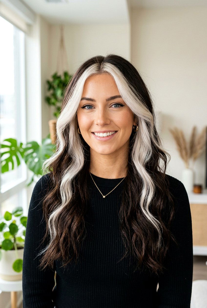 Face Framing Money Piece - 20 modern hair color ideas for women - 20 modern hair color ideas for women