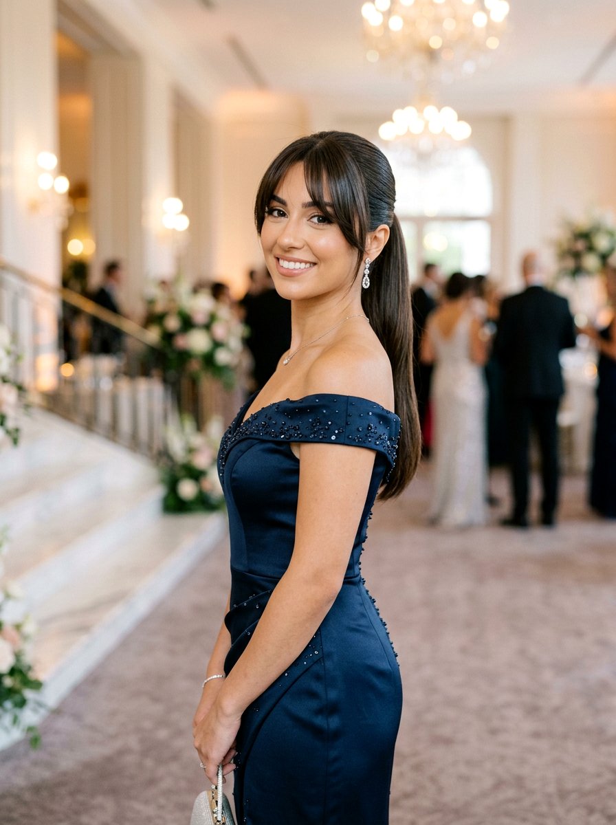 Face Framing Ponytail With Bangs - 20 homecoming hairstyles with ponytail - 20 homecoming hairstyles with ponytail