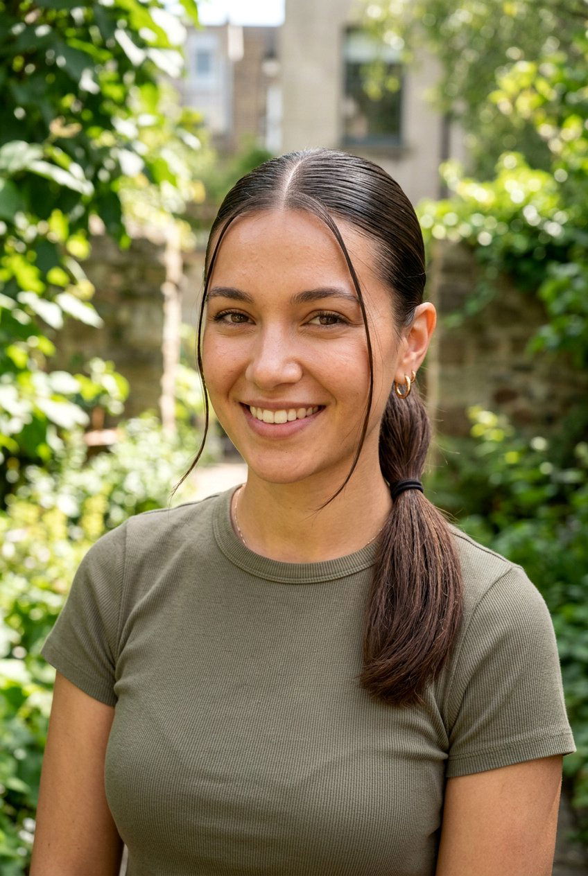 Face Framing Ponytail - 20 clean girl middle part ponytail - 20 clean girl middle part ponytail