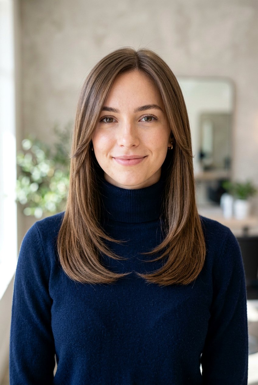 Face Framing Precision Layers - 20 sleek layered haircut for straight hair women - 20 sleek layered haircut for straight hair women