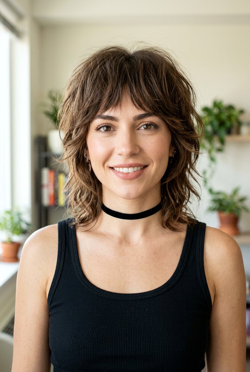 Face Framing Shag - 20 grunge shag hairstyle women - 20 grunge shag hairstyle women