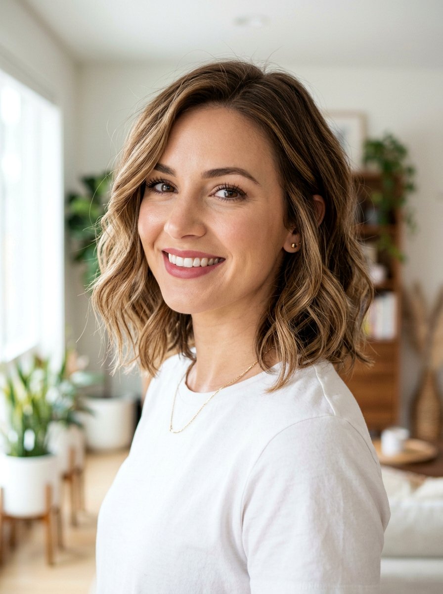 Face Framing Wavy Lob - 20 wavy lob for thick coarse hair - 20 wavy lob for thick coarse hair