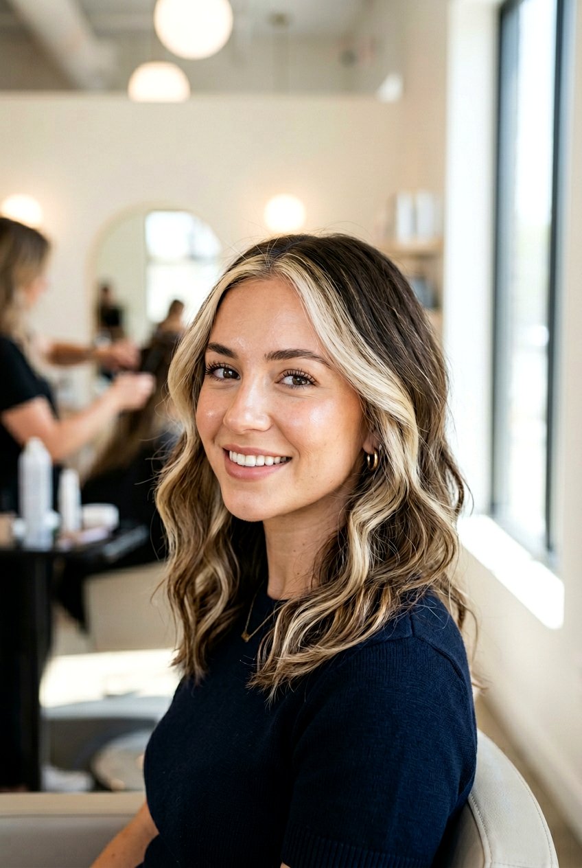 Face framing babylights - 20 babylights hair color - 20 babylights hair color