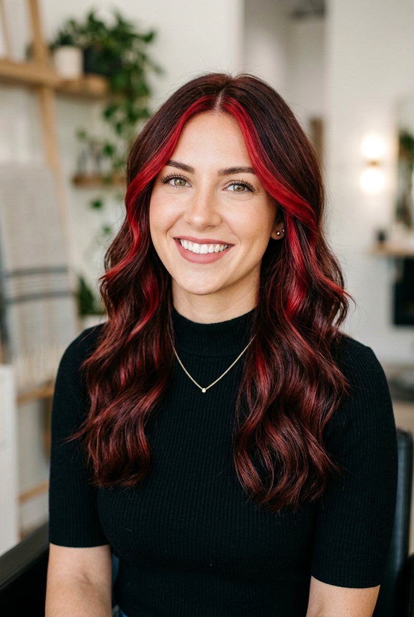 Face framing cherry brunette balayage - 20 cherry brunette balayage - 20 cherry brunette balayage