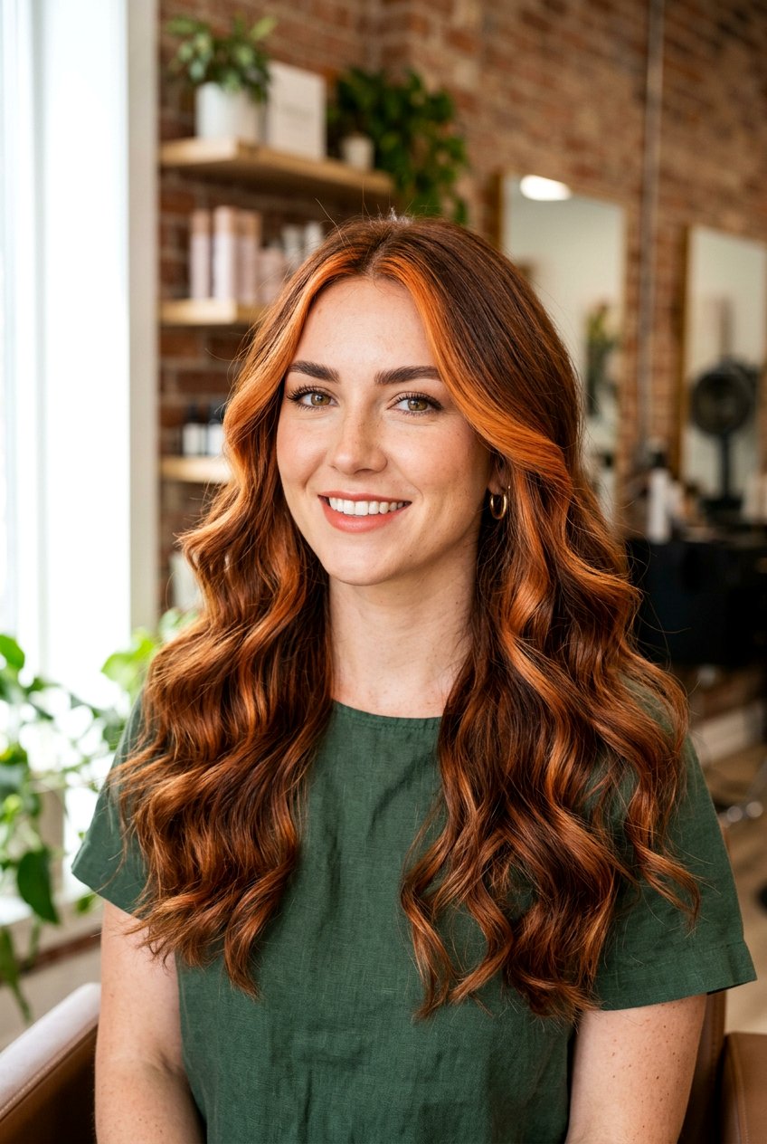 20 Gorgeous Copper Balayage Hair Color Ideas to Inspire You
