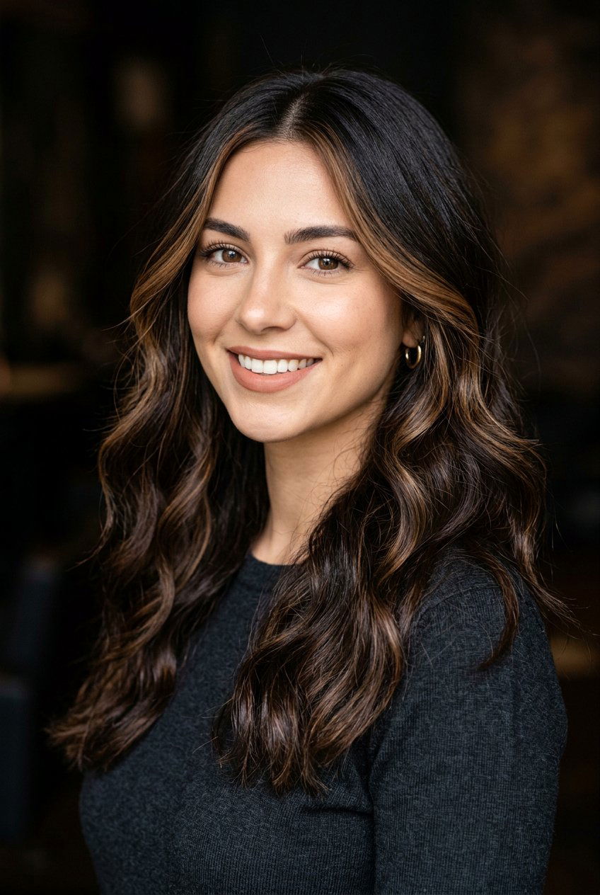 Face framing espresso balayage - 20 espresso balayage hair - 20 espresso balayage hair