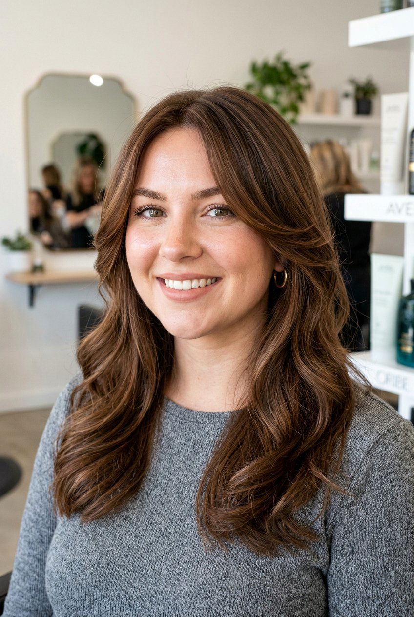 20 Most Flattering Medium Haircuts for Round Faces to Try