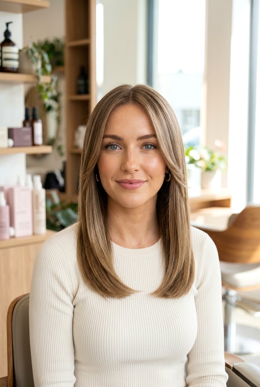 Face framing layers straight hair - 20 sleek straight hairstyles - 20 sleek straight hairstyles