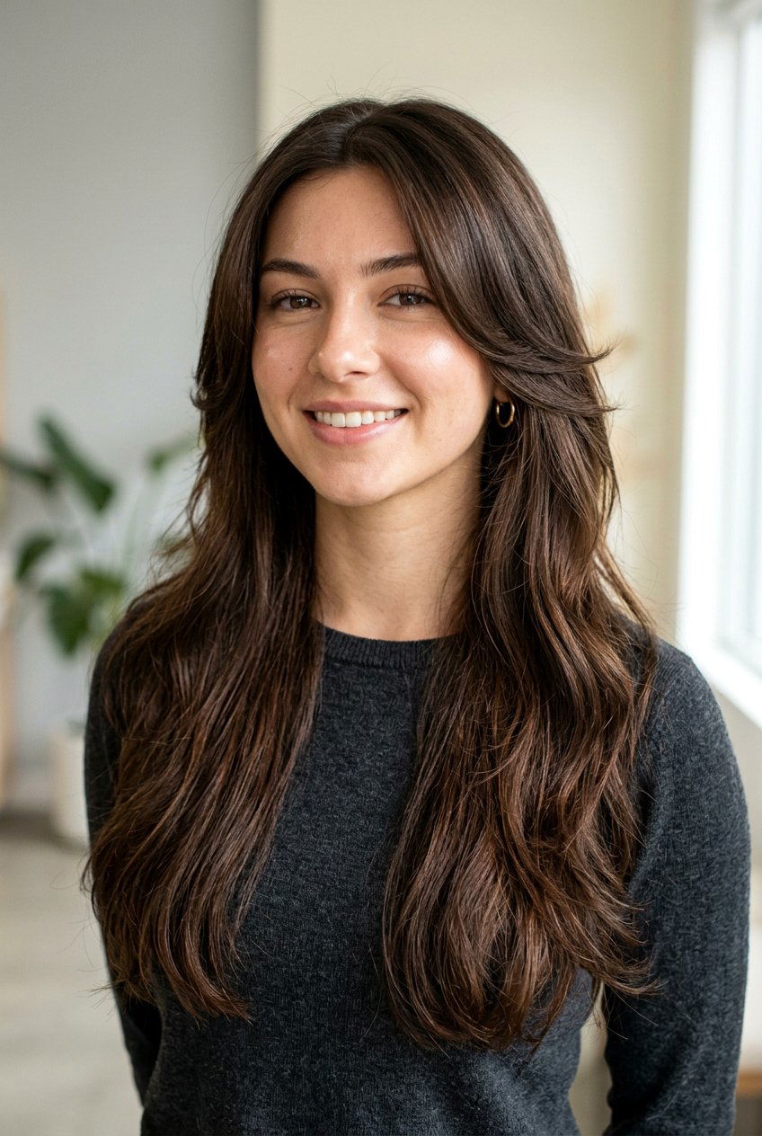 Face framing step cut long hair - 20 step cut for long hair - 20 step cut for long hair