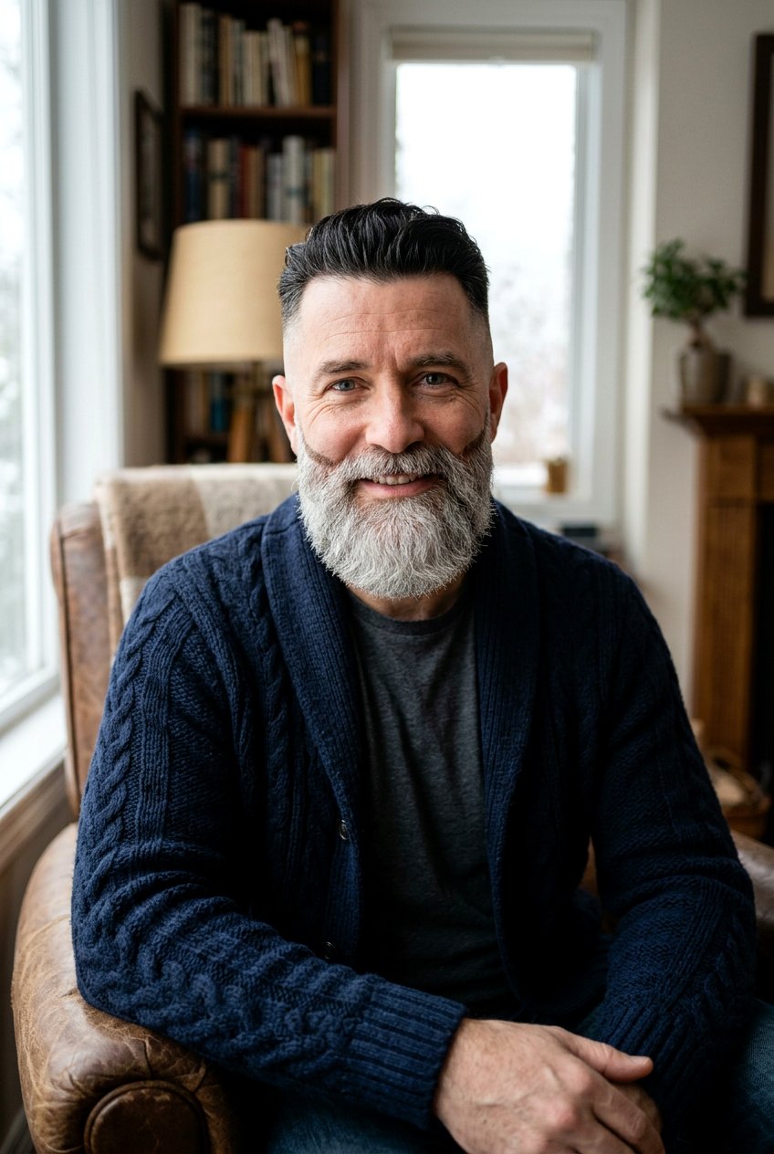 Fade Taper With Gray Beard - 20 men beard fade with taper haircut - 20 men beard fade with taper haircut