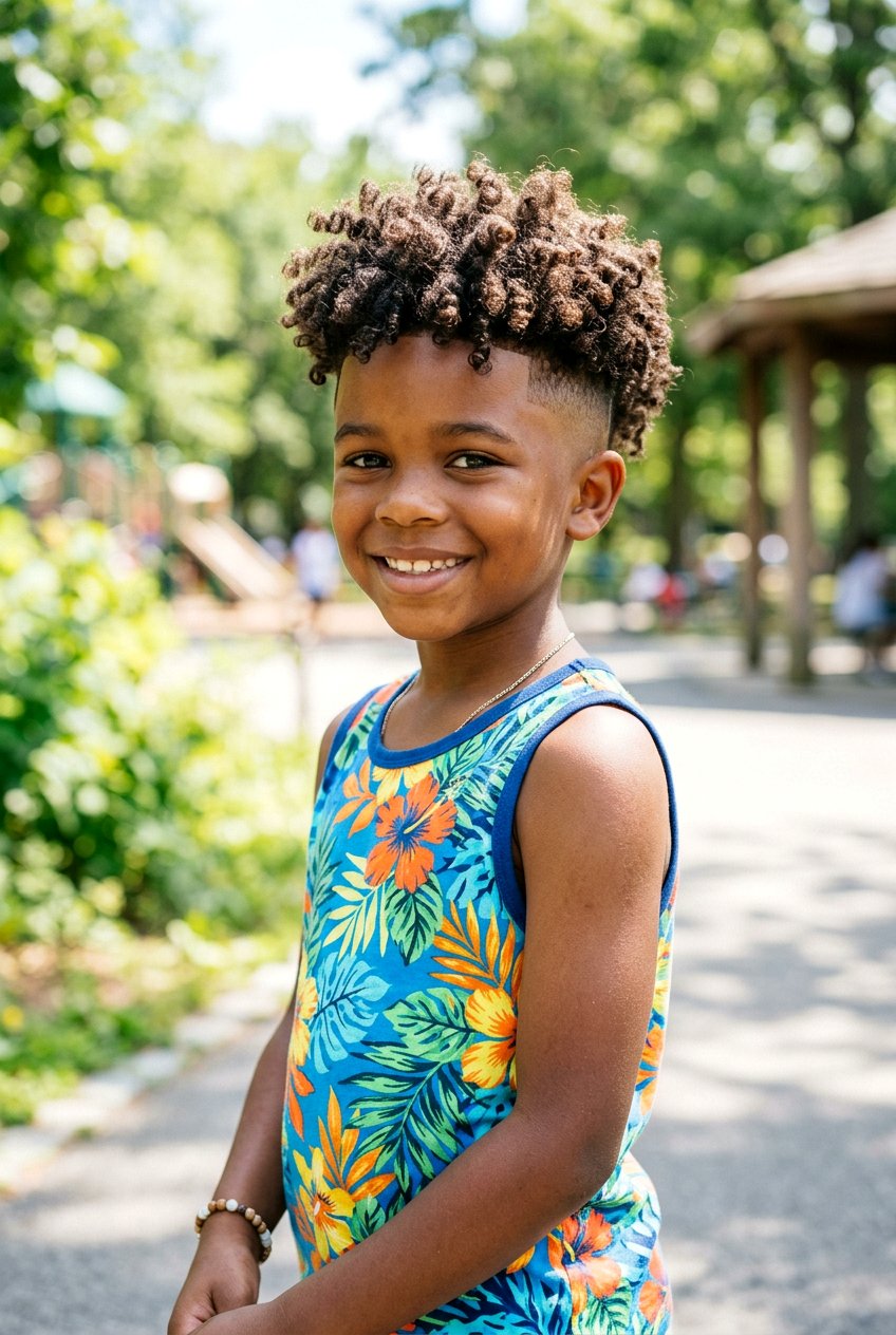 Fade With Curly Top Boys Thick Hair - 20 boys haircut ideas for thick hair - 20 boys haircut ideas for thick hair