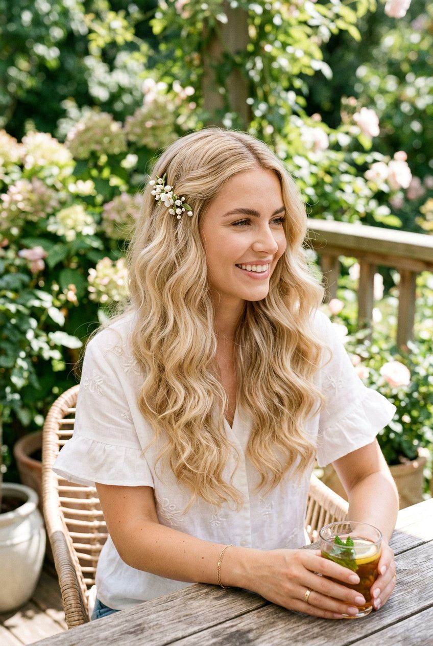 Fairy Waves With Loose Curls - 20 fairycore hairstyles for women - 20 fairycore hairstyles for women